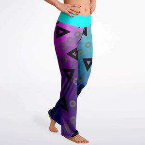 - Playful Women's Flare Leggings - Flare Leggings - AOP at TFC&H Co.