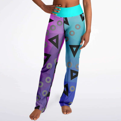 - Playful Women's Flare Leggings - Flare Leggings - AOP at TFC&H Co.