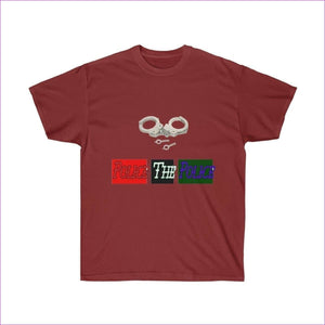 Cardinal Red - Police The Police Unisex Designer Ultra Cotton Tee - Unisex T-Shirt at TFC&H Co.