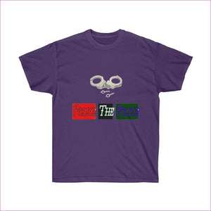 Purple Police The Police Unisex Designer Ultra Cotton Tee - Unisex T-Shirt at TFC&H Co.