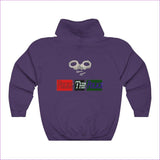 Purple - Police The Police Unisex Heavy Blend™ Hooded Sweatshirt - Unisex Hoodie at TFC&H Co.