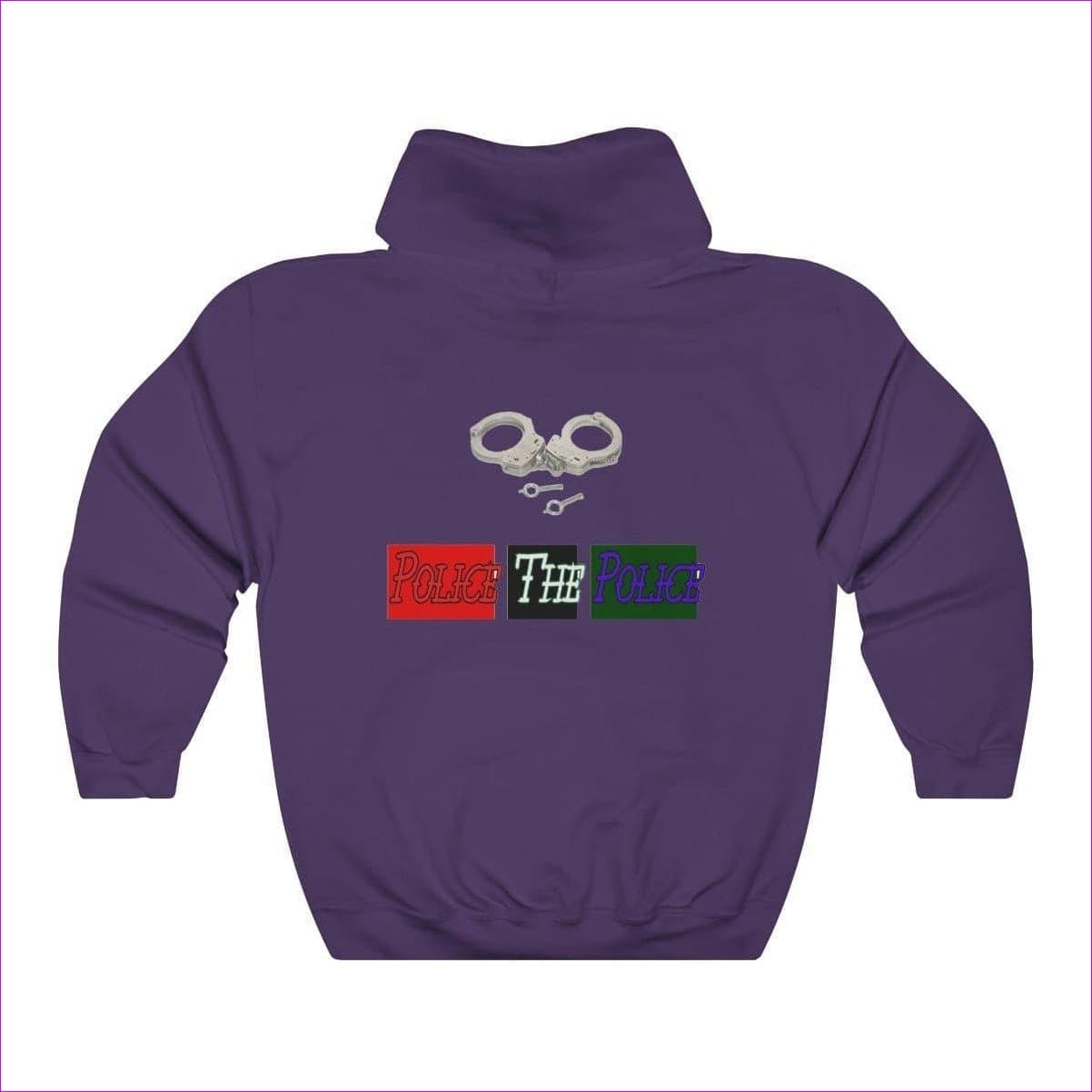 Purple Police The Police Unisex Heavy Blend™ Hooded Sweatshirt - Unisex Hoodie at TFC&H Co.