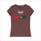 Burgundy - Police The Police Womens Organic Tee - Womens T-Shirt at TFC&H Co.