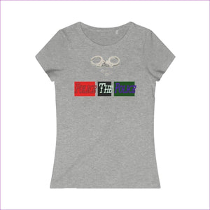 Heather Grey - Police The Police Womens Organic Tee - Womens T-Shirt at TFC&H Co.