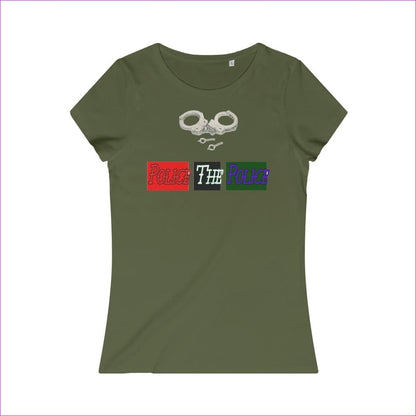 Khaki Police The Police Womens Organic Tee - Women's T-Shirt at TFC&H Co.