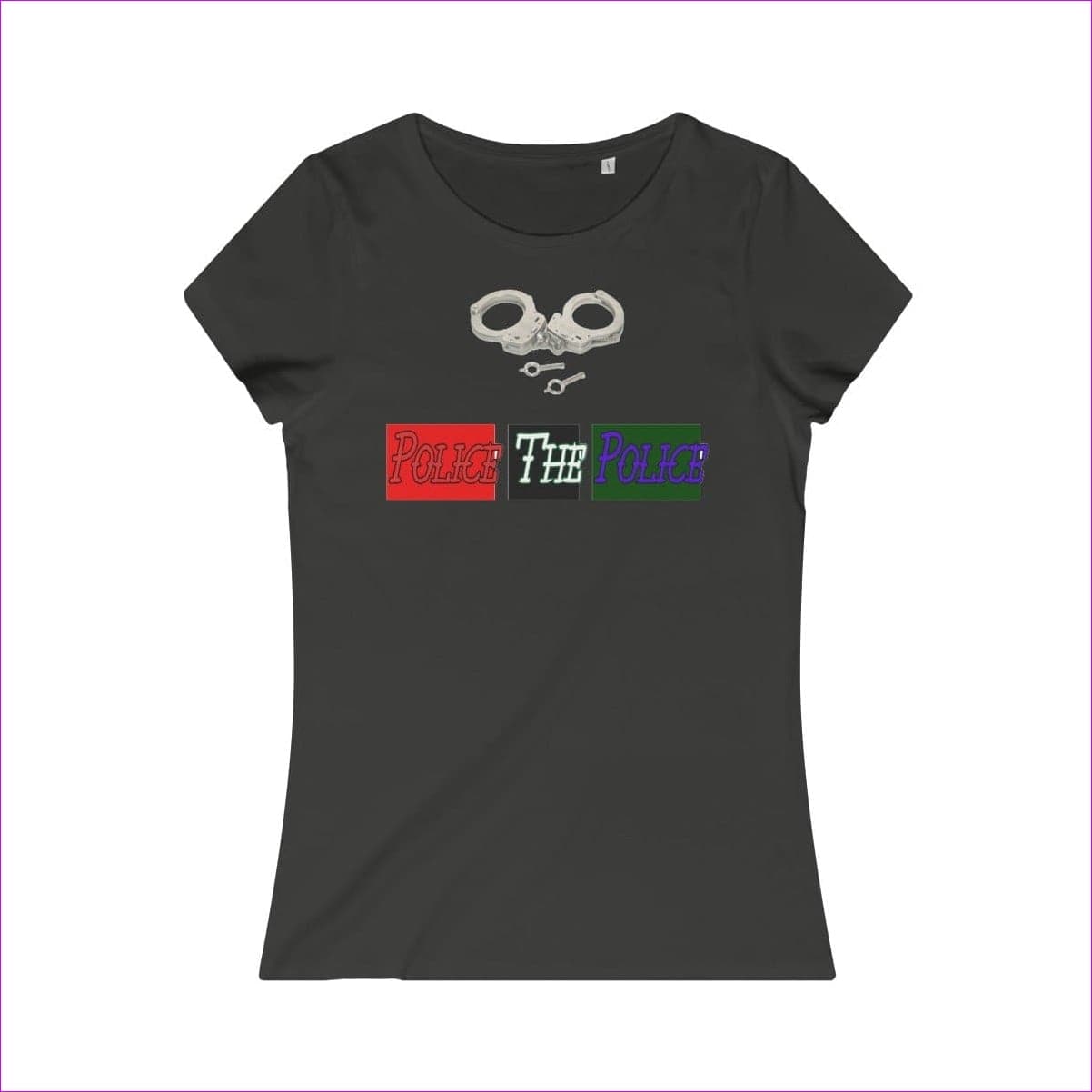 Anthracite Police The Police Womens Organic Tee - Women's T-Shirt at TFC&H Co.