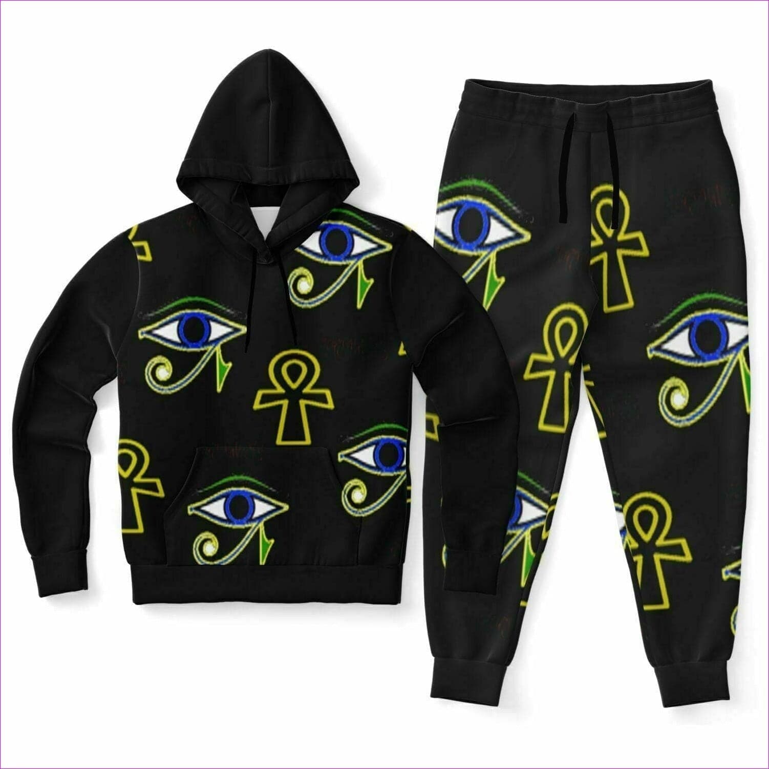 Power Clothing Men's & Womens Sweatsuit - Fashion Hoodie & Jogger - AOP at TFC&H Co.
