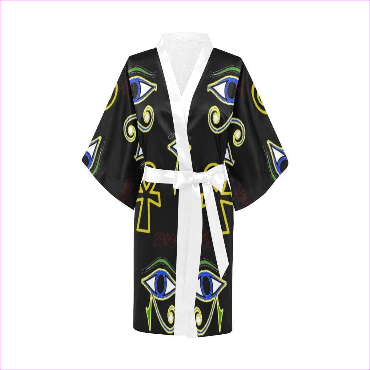 Power Clothing Womens Short Kimono Robe - Women's Kimono Robe at TFC&H Co.