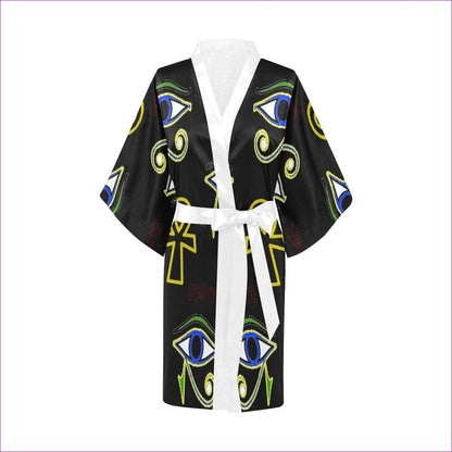 Power Clothing Womens Short Kimono Robe - Women's Kimono Robe at TFC&H Co.