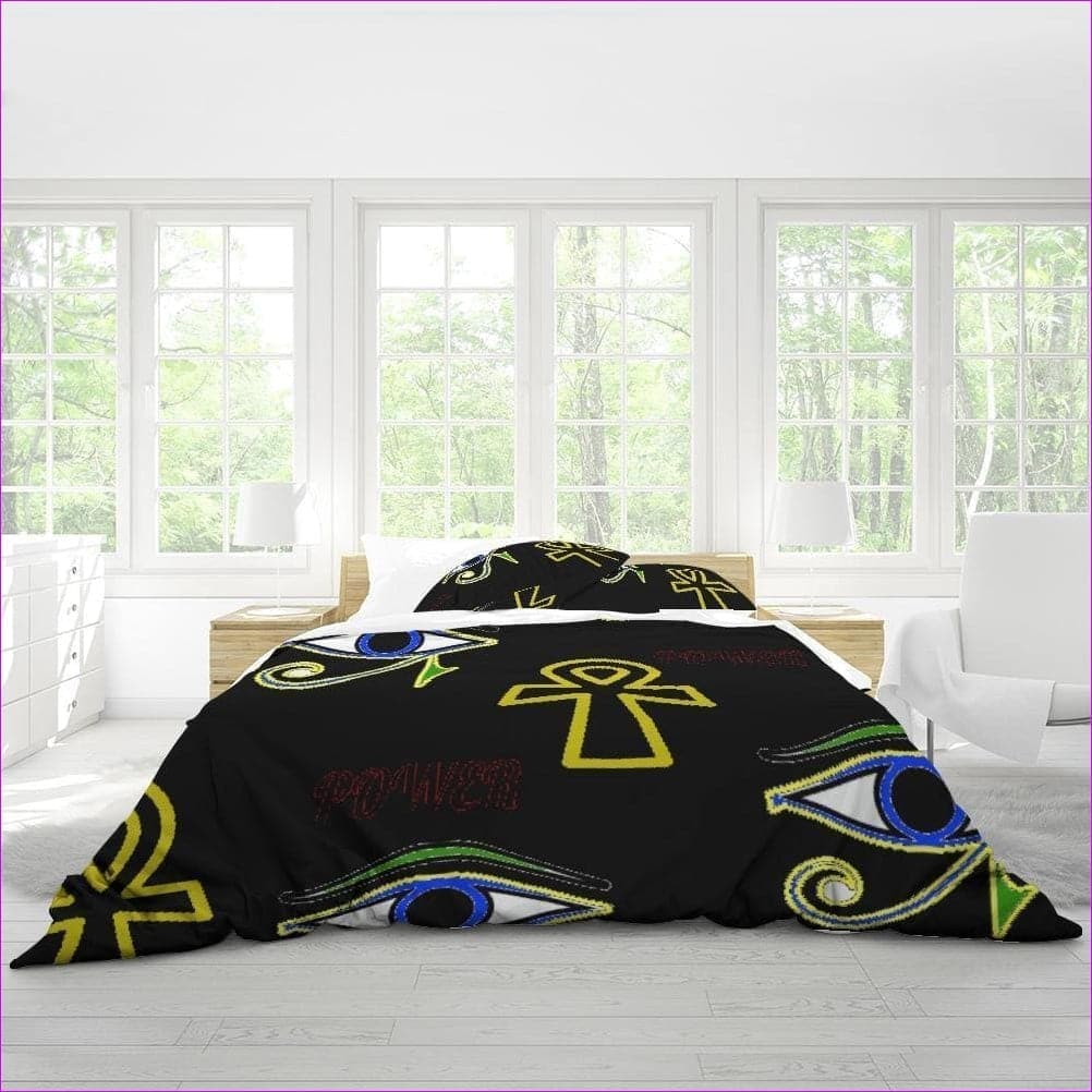 Power Home King Duvet Cover Set - bedding at TFC&H Co.