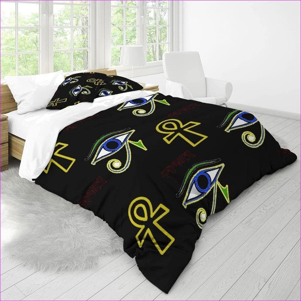 - Power Home Queen Duvet Cover Set - bedding at TFC&H Co.