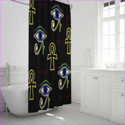 Power Home Shower Curtain 72"x72" - shower curtain at TFC&H Co.