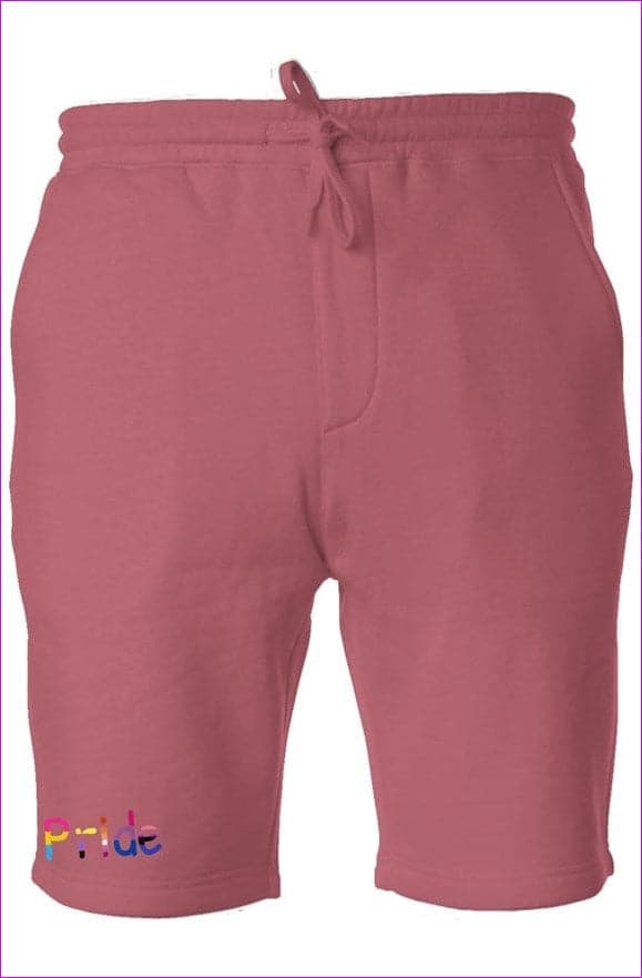 Pigment Maroon - Pride Pigment Dyed Premium Fleece Shorts - unisex shorts at TFC&H Co.