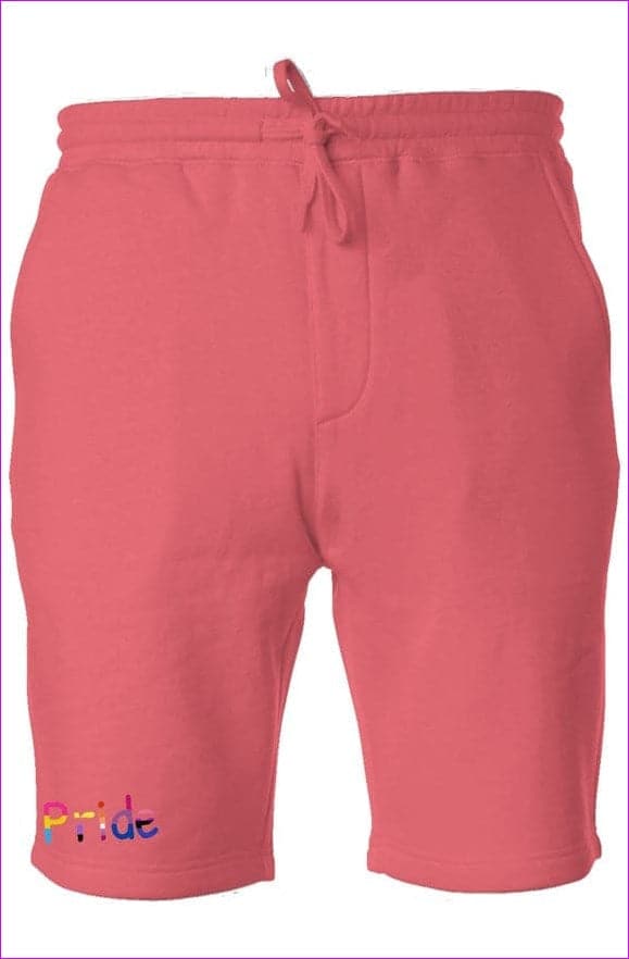 Pigment Pink - Pride Pigment Dyed Premium Fleece Shorts - unisex shorts at TFC&H Co.