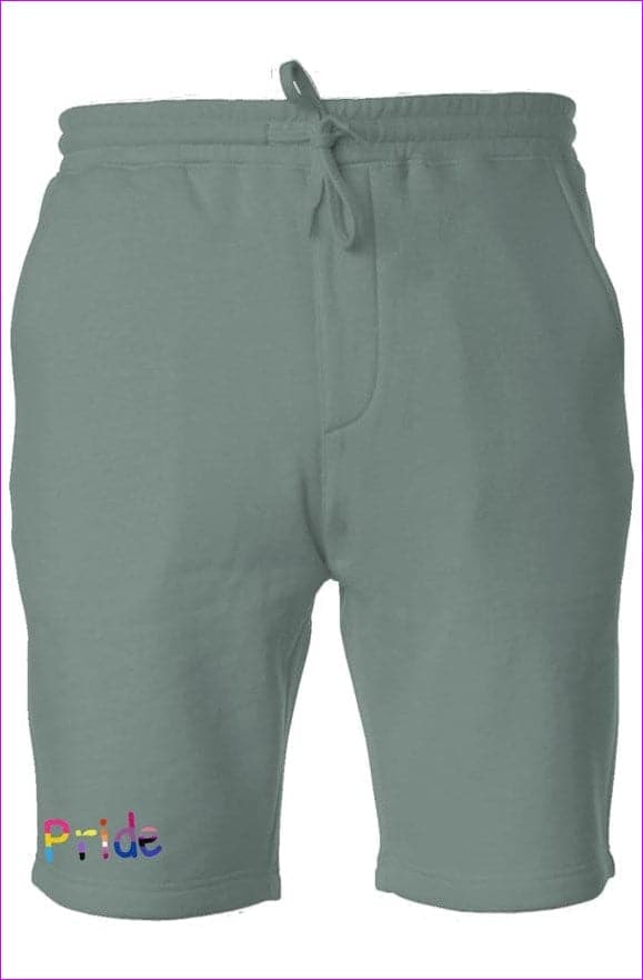 Pigment Alpine Green - Pride Pigment Dyed Premium Fleece Shorts - unisex shorts at TFC&H Co.