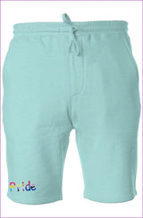 Pigment Mint - Pride Pigment Dyed Premium Fleece Shorts - unisex shorts at TFC&H Co.
