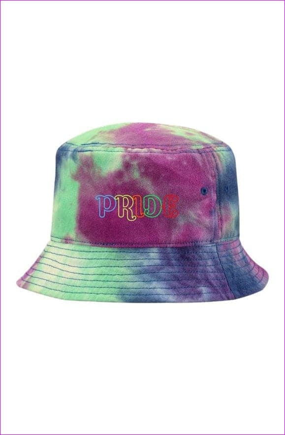 One Size Purple Passion - Pride Tie-Dye Bucket Cap - Bucket Hat at TFC&H Co.