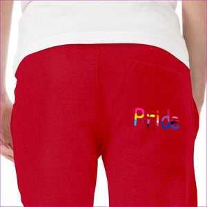 Red - Pride Unisex Premium Fleece Joggers - unisex pants at TFC&H Co.