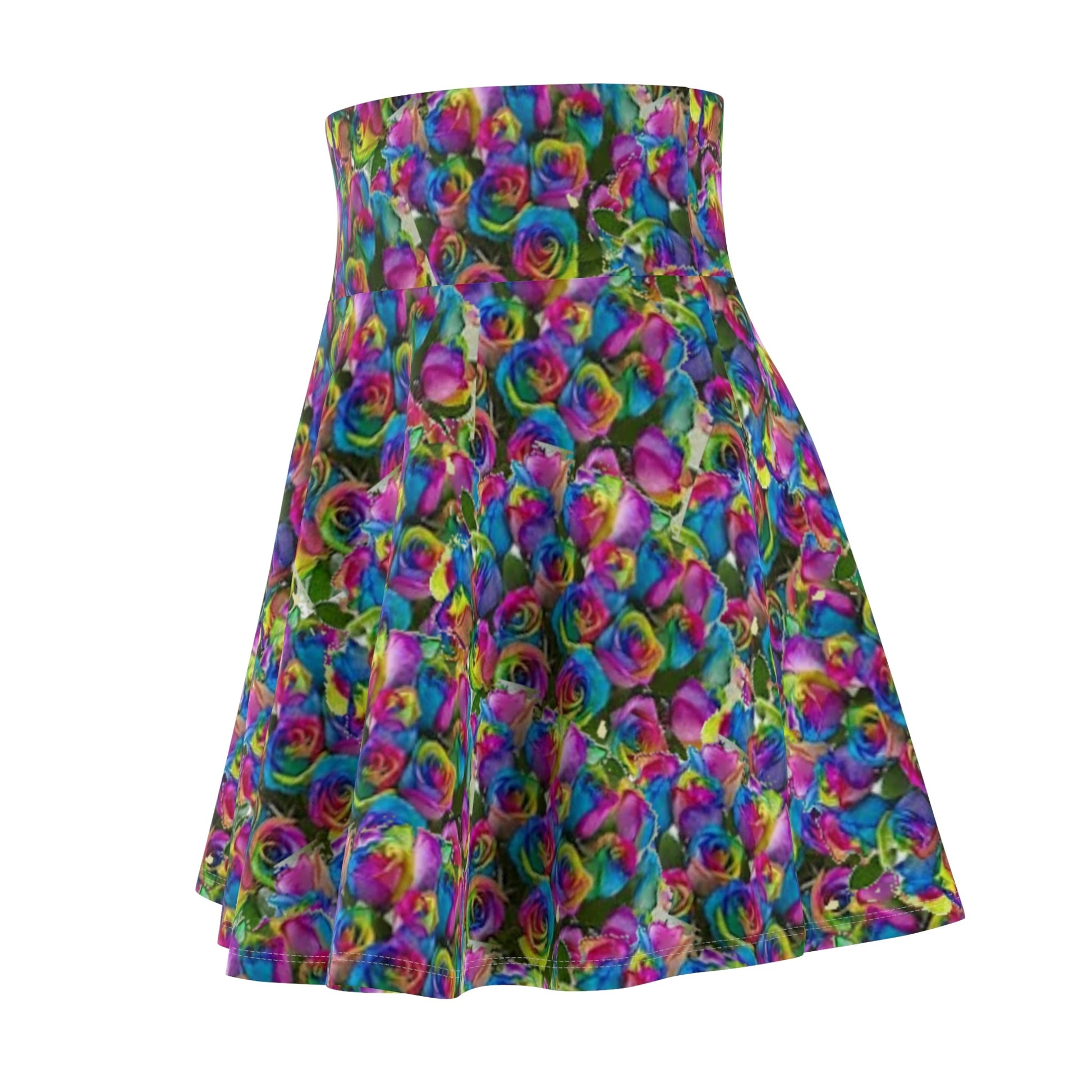 Psy-Rose Women's Skater Skirt Voluptuous (+) Size Available - All Over Prints at TFC&H Co.