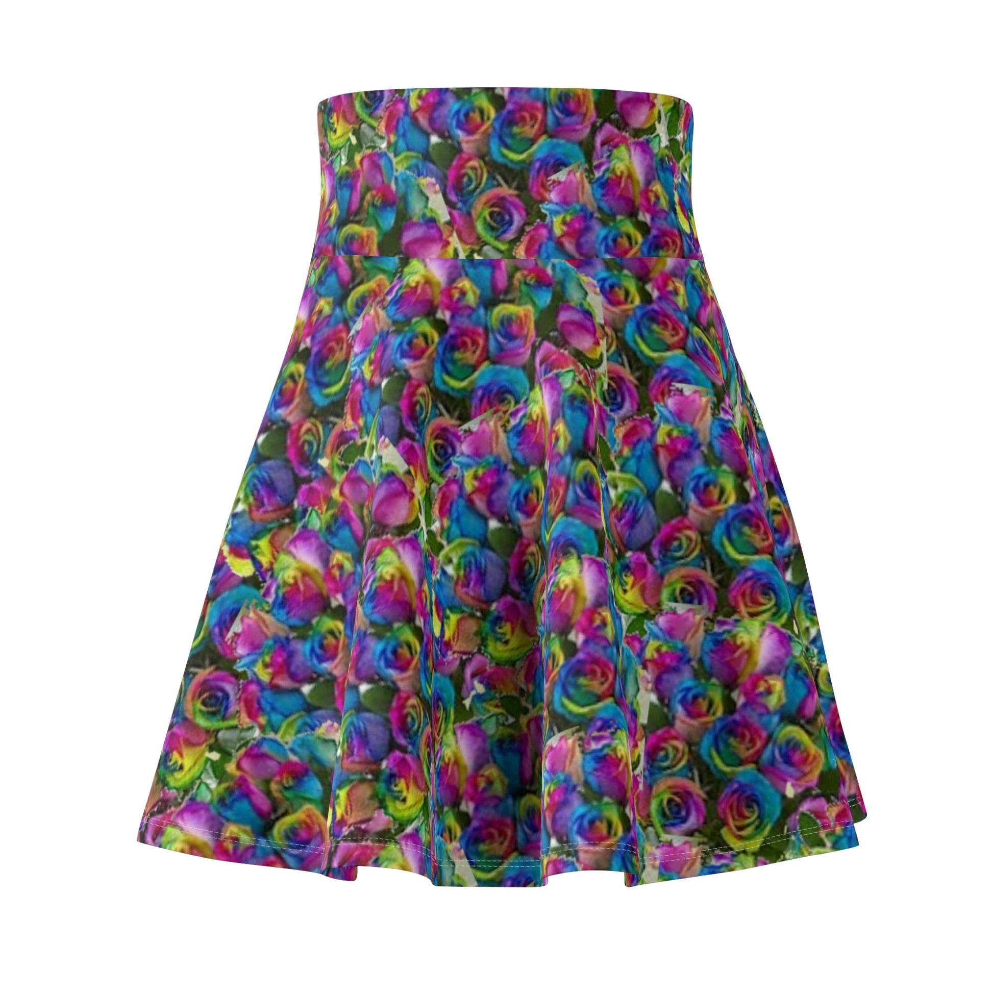 Psy-Rose Women's Skater Skirt Voluptuous (+) Size Available - All Over Prints at TFC&H Co.