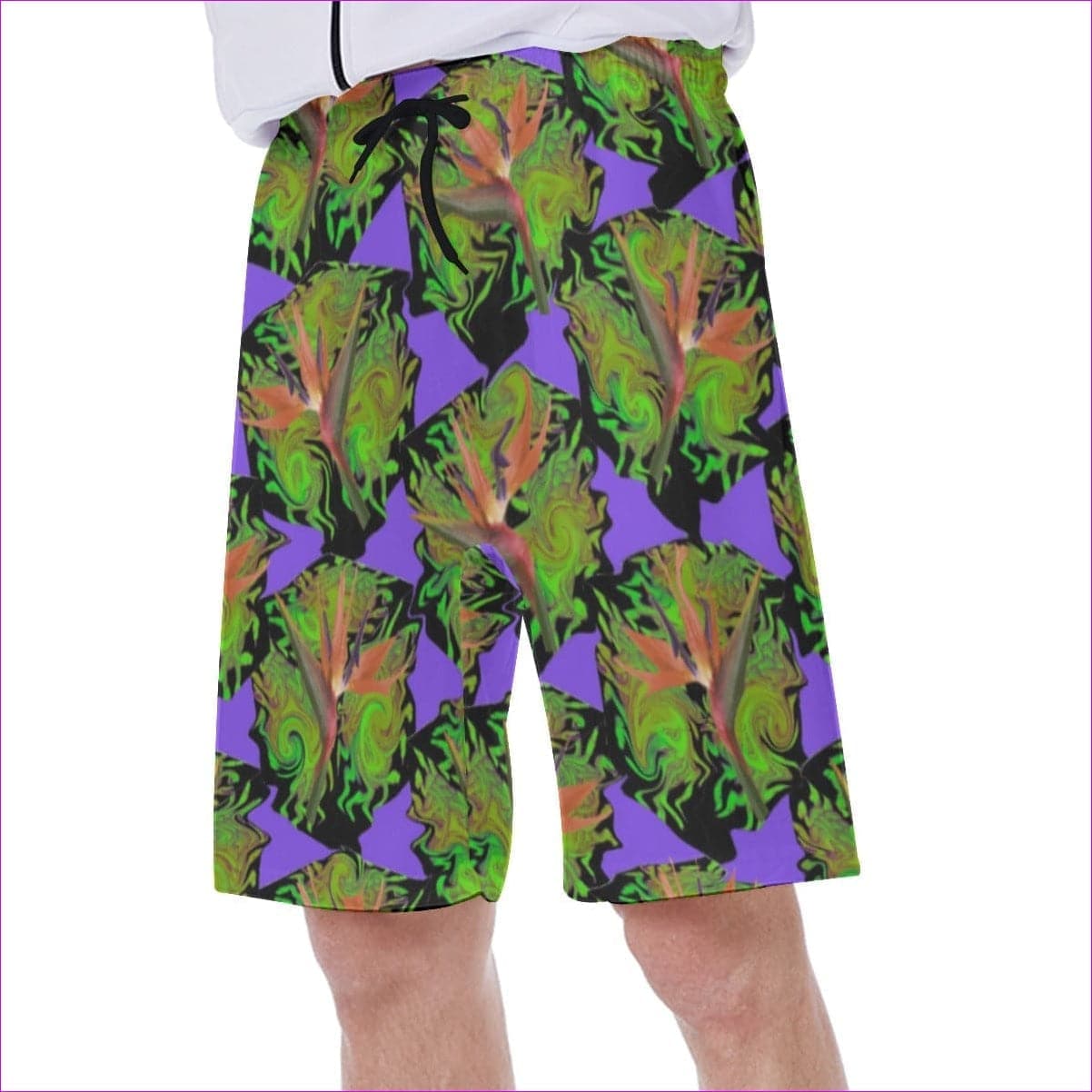Psychedelic Paradise Men's Beach Shorts - men's shorts at TFC&H Co.