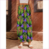 multi-colored - Psychedelic Paradise Womens Carrot Pants - womens harem pants at TFC&H Co.
