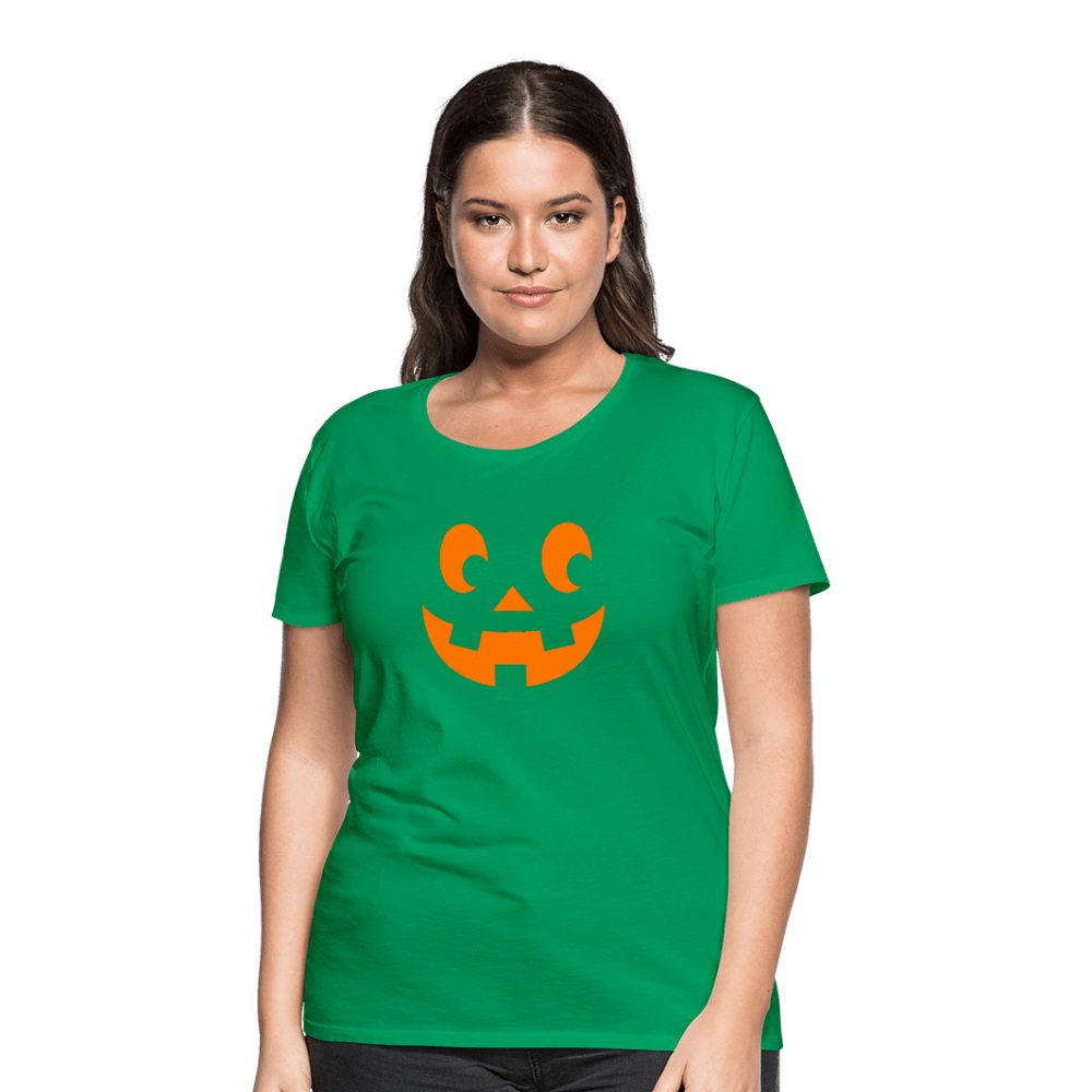 - Pumpkin Face Halloween Women’s T-Shirt - Women’s Premium T-Shirt | Spreadshirt 813 at TFC&H Co.