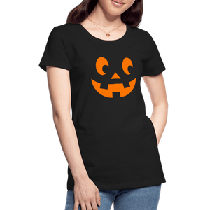 Pumpkin Face Halloween Women’s T-Shirt - Women’s Premium T-Shirt | Spreadshirt 813 at TFC&H Co.