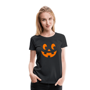 Pumpkin Face Halloween Women’s T-Shirt - Women’s Premium T-Shirt | Spreadshirt 813 at TFC&H Co.