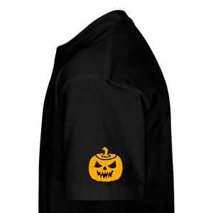 black Pumpkin Face Kids' Halloween T-Shirt - Kids' Premium T-Shirt | Spreadshirt 815 at TFC&H Co.
