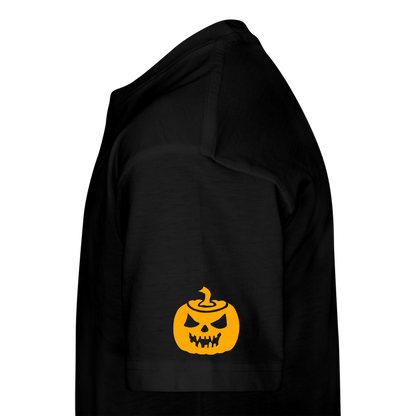 black Pumpkin Face Kids' Halloween T-Shirt - Kids' Premium T-Shirt | Spreadshirt 815 at TFC&H Co.