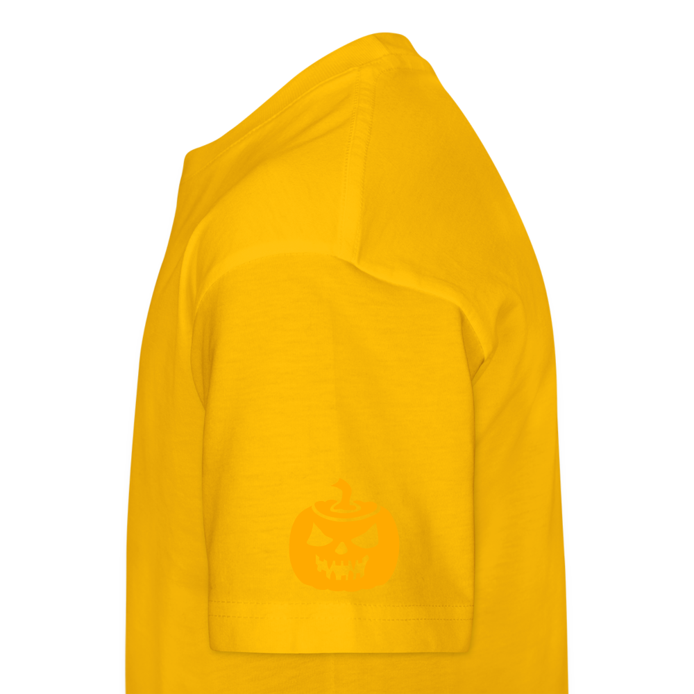 sun yellow - Pumpkin Face Kids' Halloween T-Shirt - Kids Premium T-Shirt | Spreadshirt 815 at TFC&H Co.