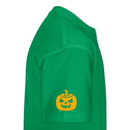 Pumpkin Face Kids' Halloween T-Shirt - Kids' Premium T-Shirt | Spreadshirt 815 at TFC&H Co.