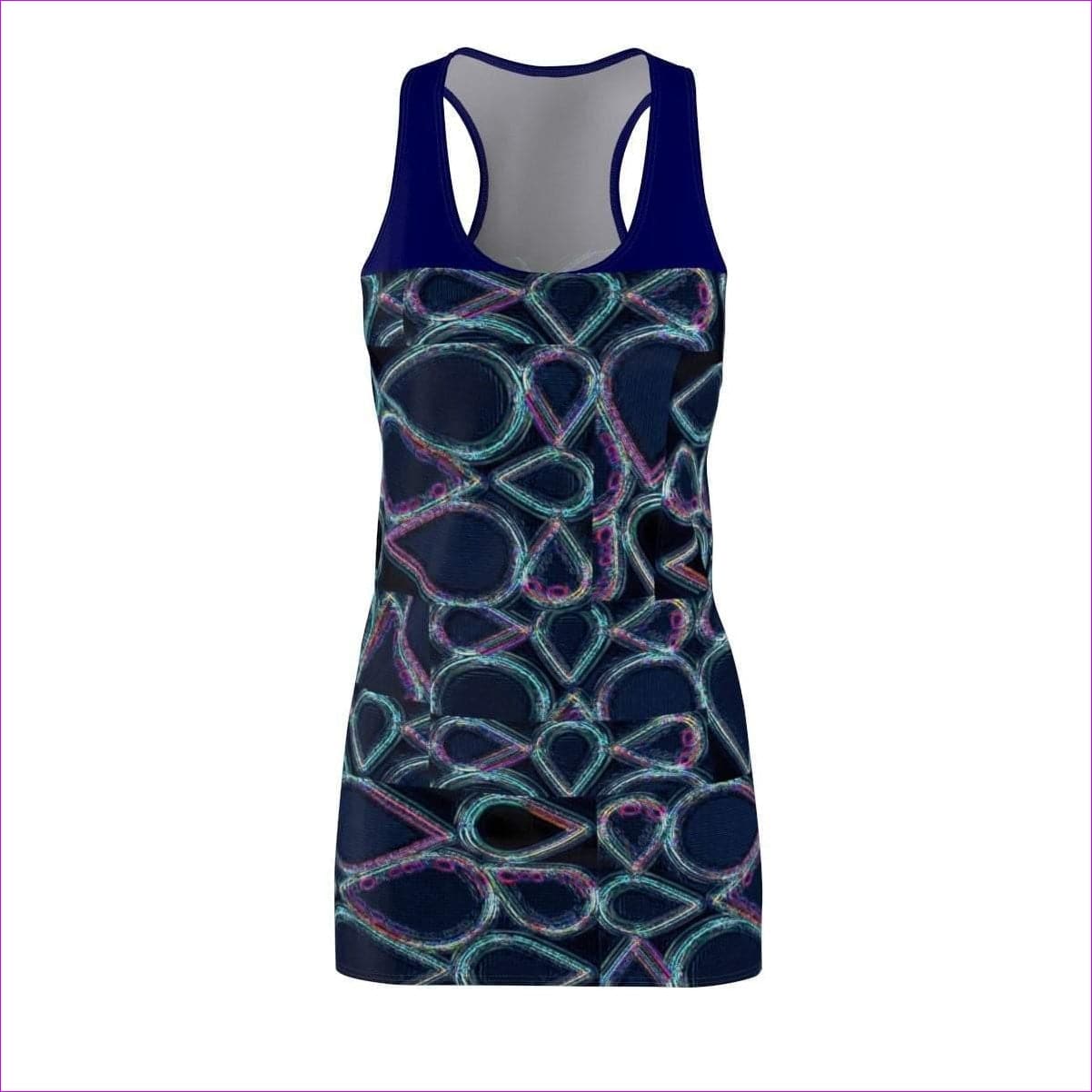 L Pure Hydro Womens Cut & Sew Racerback Dress Voluptuous (+) Size Available- Ships from The US - women's racerback dress at TFC&H Co.