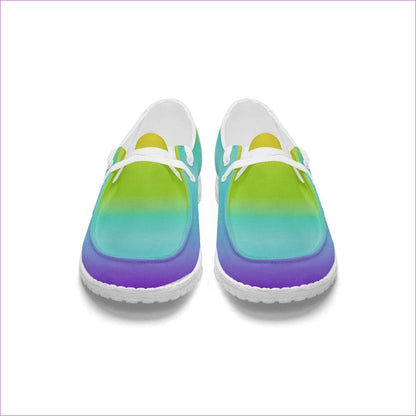 Rainbow Canvas Lace-up Loafers - unisex shoes at TFC&H Co.
