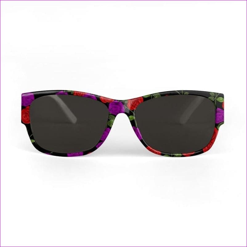 Red Rose Purp Designer Sunglasses - Sunglasses at TFC&H Co.