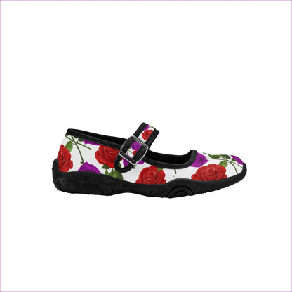 Red Rose Purp Girls Round Toe Casual Shoes - kid's shoes at TFC&H Co.