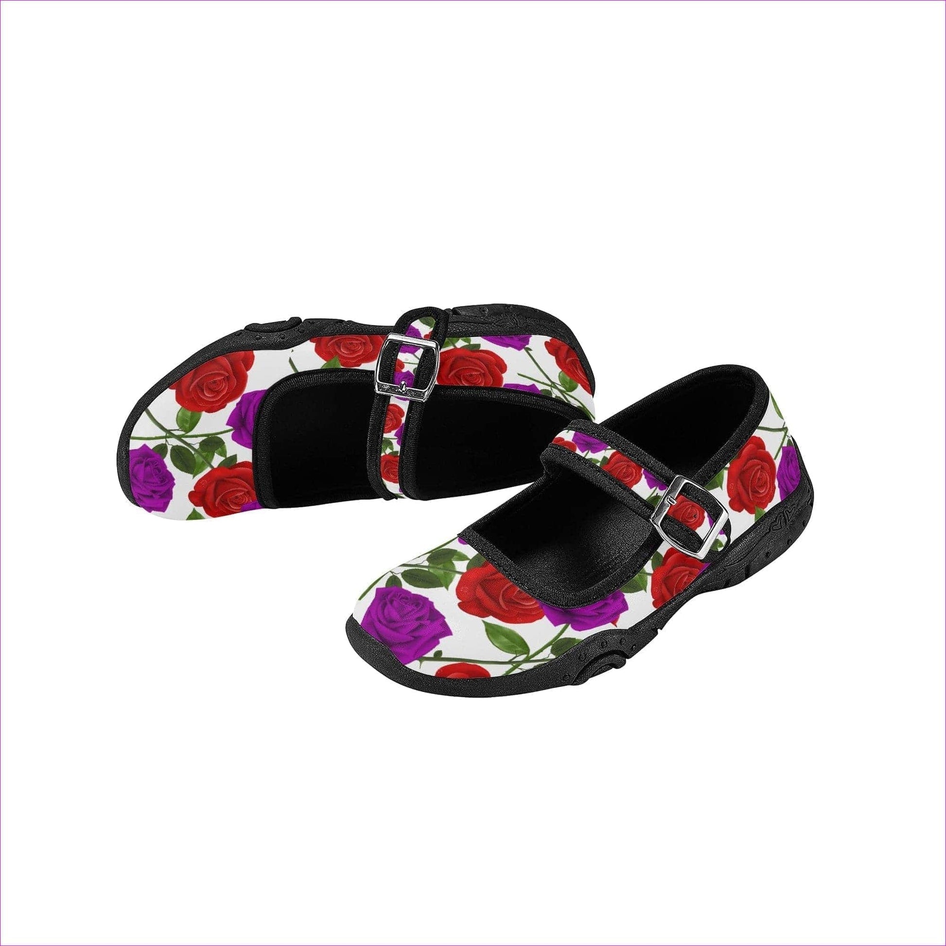 Red Rose Purp Girls Round Toe Casual Shoes - kid's shoes at TFC&H Co.