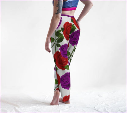 Red Rose Purp Women's Lounge Pants - Lounge Pants at TFC&H Co.