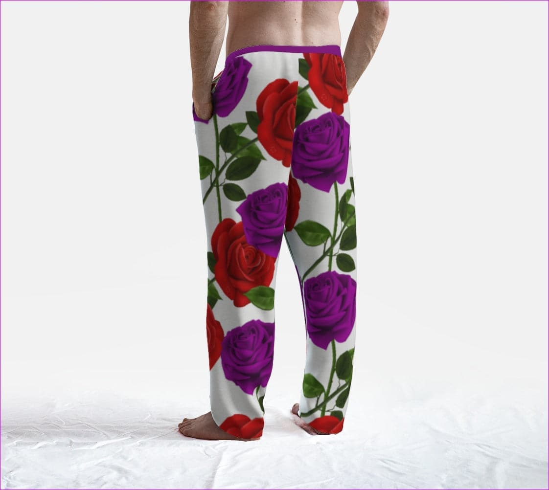 - Red Rose Purp Women's Lounge Pants - Lounge Pants at TFC&H Co.