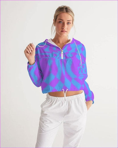Reflect Women's Cropped Windbreaker - women's cropped windbreaker at TFC&H Co.