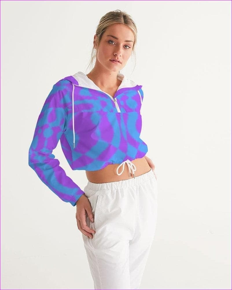 Reflect Women's Cropped Windbreaker - women's cropped windbreaker at TFC&H Co.