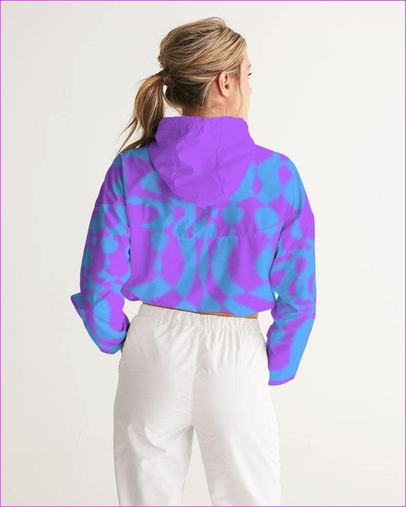 Reflect Women's Cropped Windbreaker - women's cropped windbreaker at TFC&H Co.