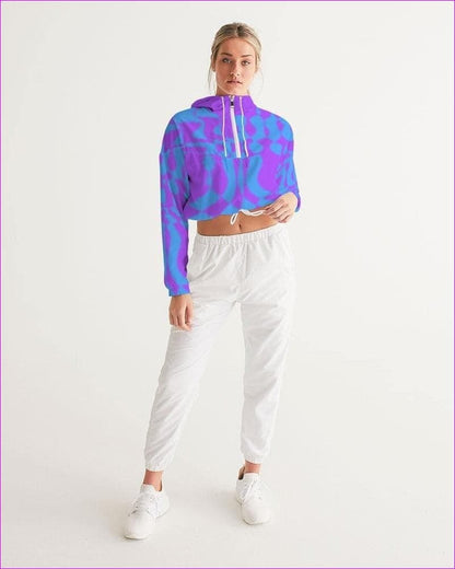Reflect Women's Cropped Windbreaker - women's cropped windbreaker at TFC&H Co.