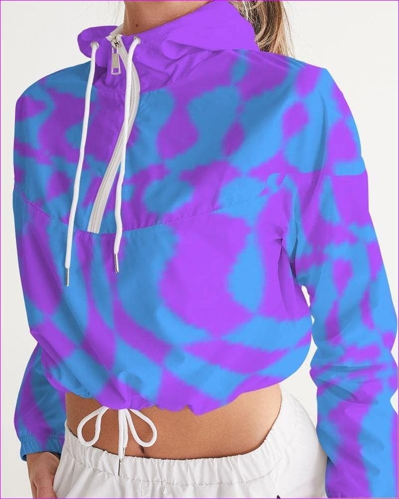 Reflect Women's Cropped Windbreaker - women's cropped windbreaker at TFC&H Co.