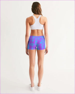 - Reflect Women's Mid-Rise Yoga Shorts - womens shorts at TFC&H Co.
