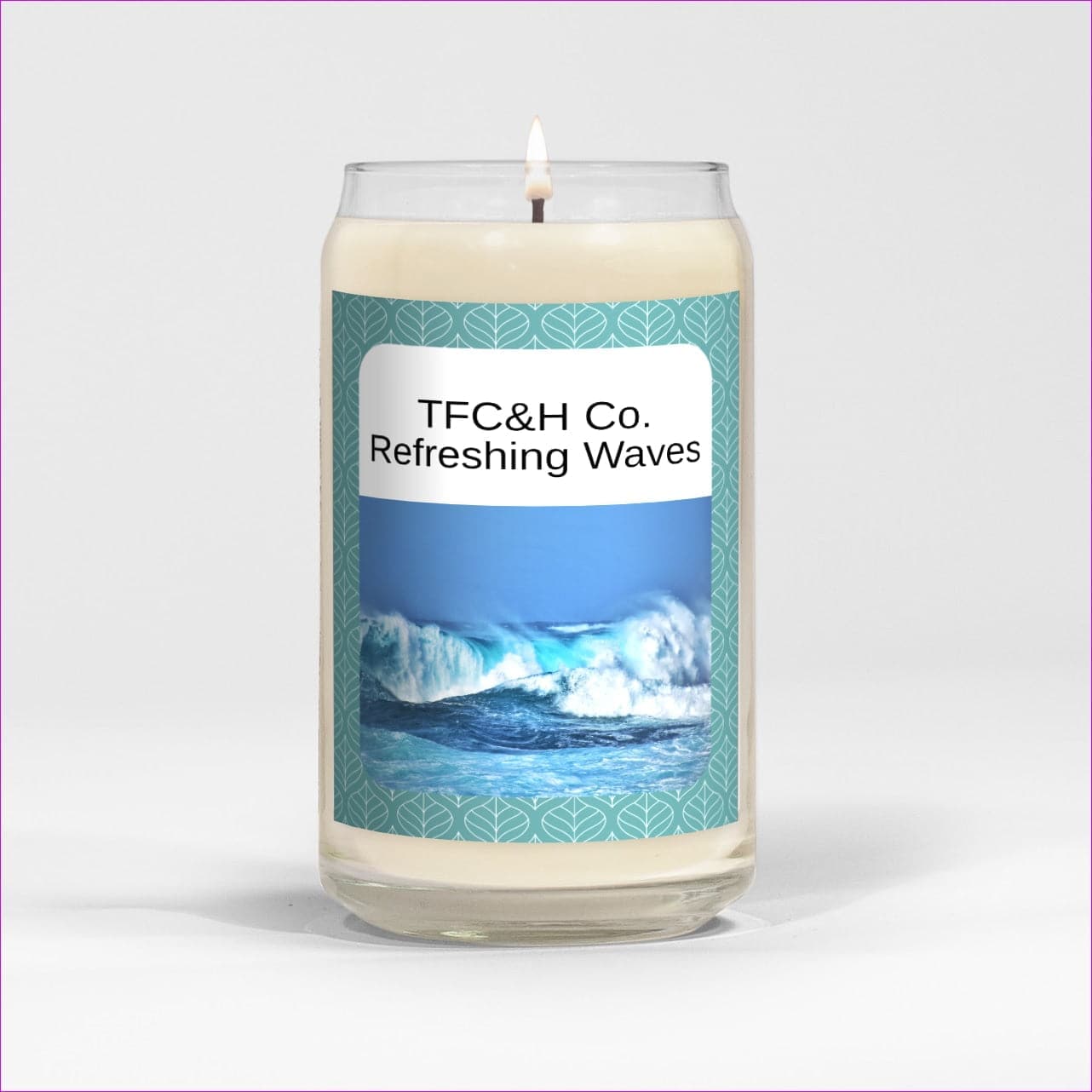 Refreshing Waves 13.75 oz. Soy Wax Candle - Candle at TFC&H Co.