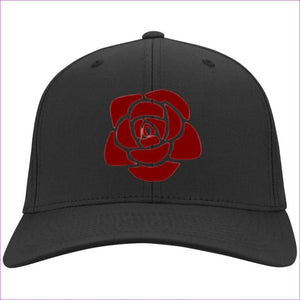 STC10 Dry Zone Nylon Cap Black One Size Rose Embroidered Knit Cap, Cap, Beanie - Beanie at TFC&H Co.