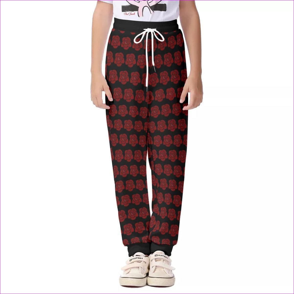 Roseline Red Kids Casual Pants - kid's pants at TFC&H Co.
