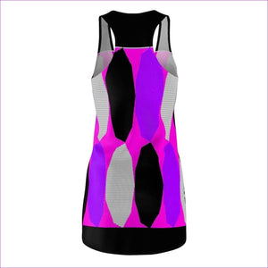 - Royal Geo 3 Cut & Sew Racerback Dress - Black- Ships from The US - womens racerback dress at TFC&H Co.